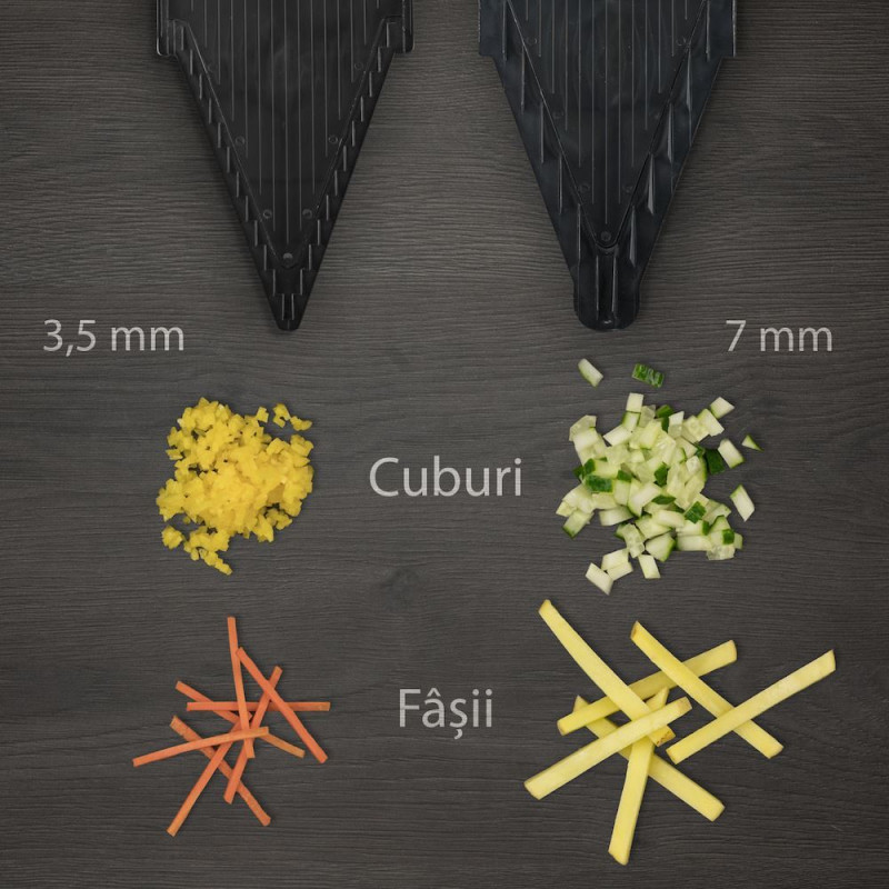 Răzătoare Börner V6 ExclusiveLine din inox – set cu Multibox