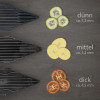 Răzătoare Börner V6 ExclusiveLine din inox – set cu Multibox