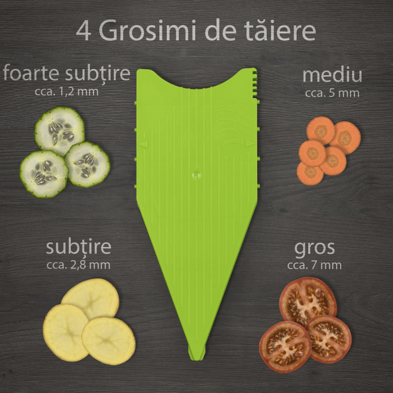 Răzătoarea Börner V5 Verde cu suport placute