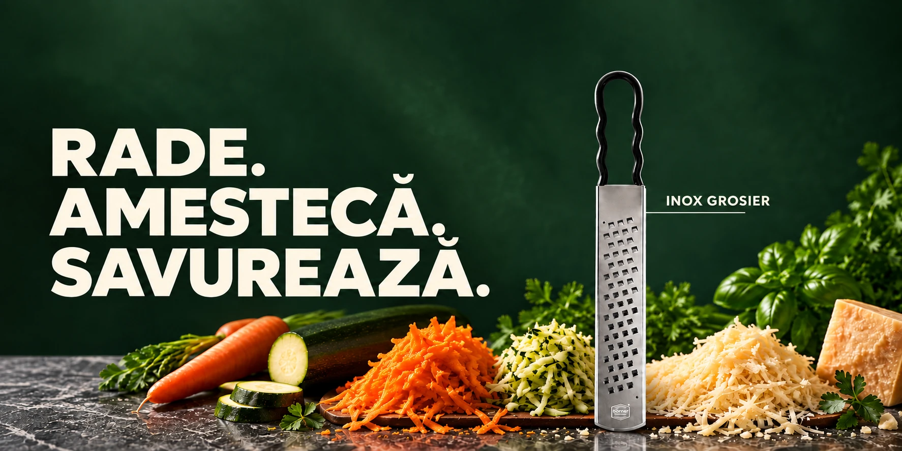 Inox — răzuire grosieră · Gust și inspirație