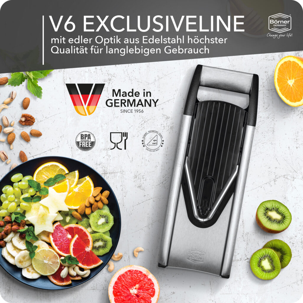 Börner V6 ExclusiveLine din inox, imagine originală a producătorului