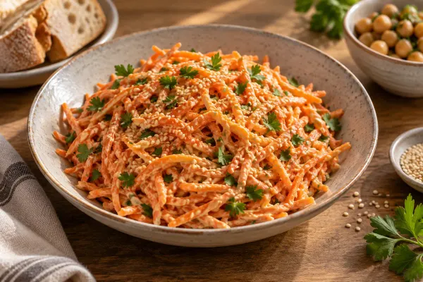 Salată de morcov cu tahini — imagine ilustrativă
