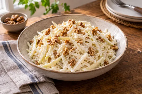 Salată julienne de țelină cu pere — imagine ilustrativă